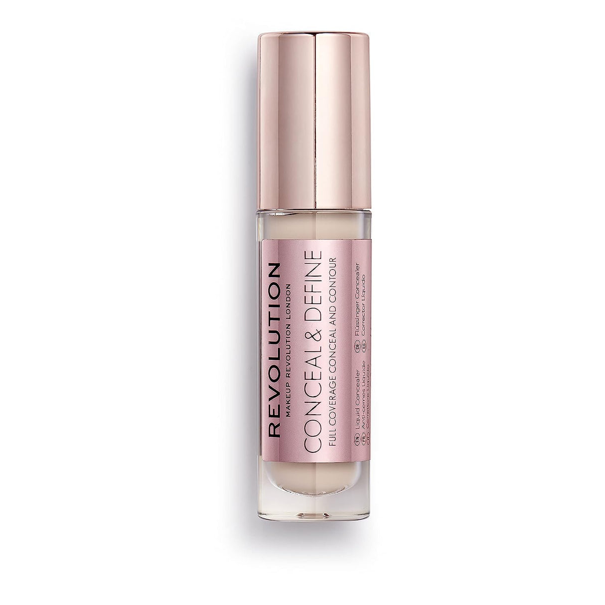 Makeup Revolution, Conceal & Define, Corrective, Liquid Concealer, C5, 4 g - Feel You
