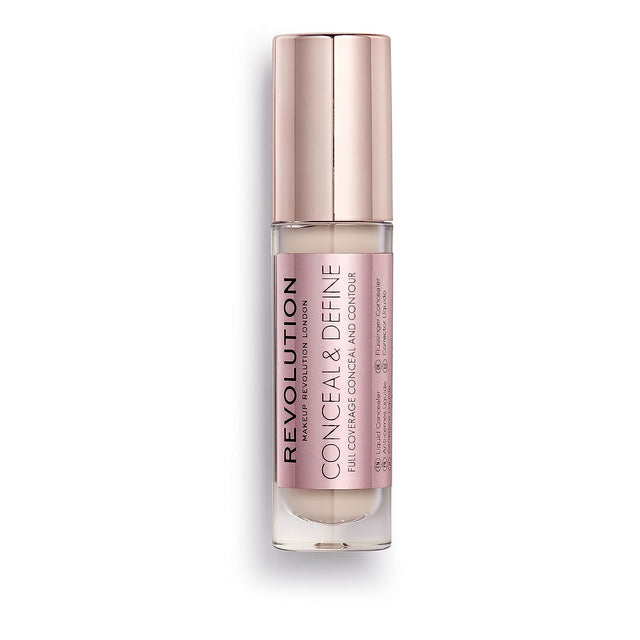 Makeup Revolution, Conceal & Define, Corrective, Liquid Concealer, C5, 4 g - Feel You