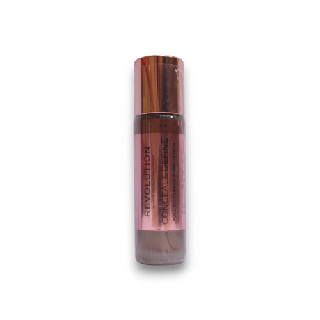 Makeup Revolution, Conceal & Define, Oil Free, Cream Foundation, F 18, 23 ml - Feel You