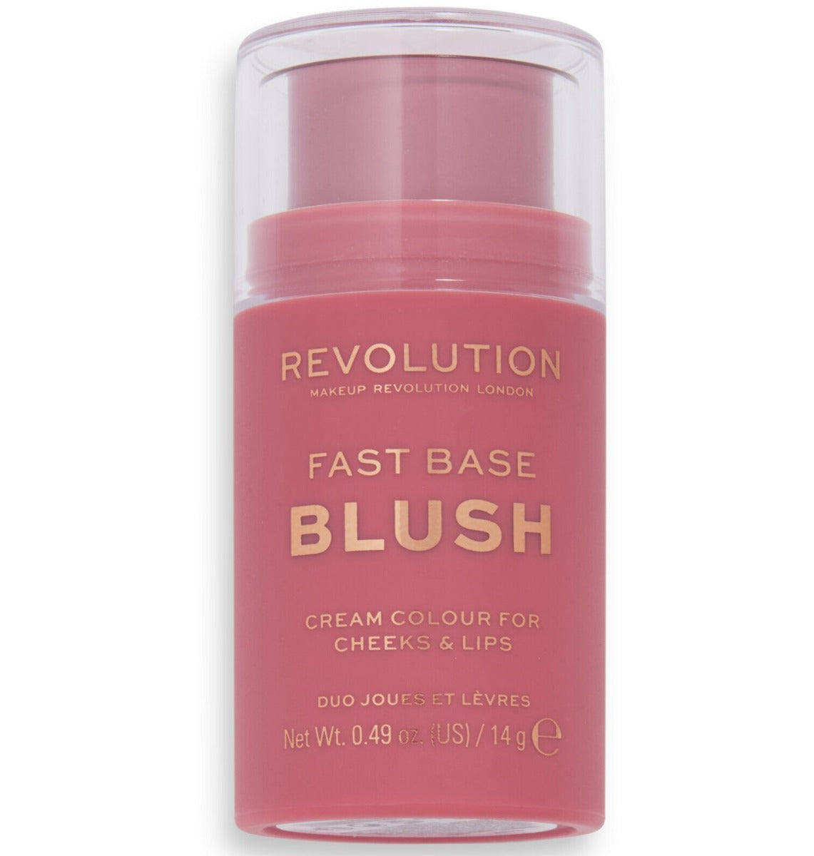 Makeup Revolution, Fast Base, Blush Stick, Bare, 14 g - Feel You