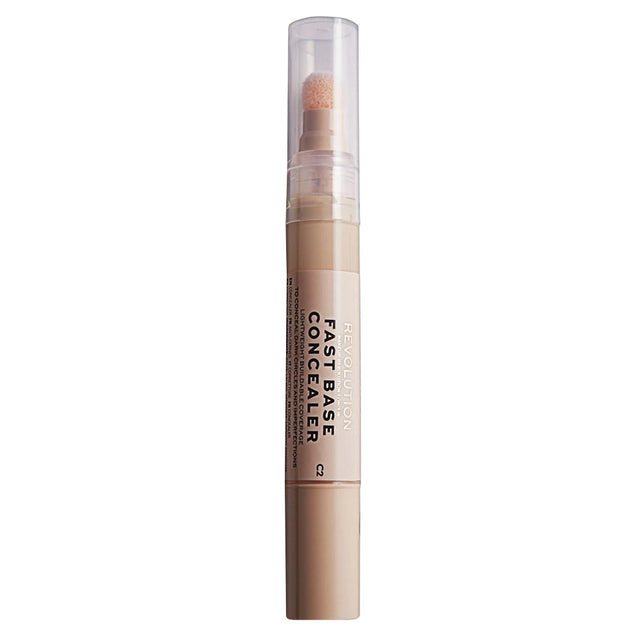 Makeup Revolution, Fast Base Concelear, Under-Eye Concealer Pen, C 2, 4.5 ml - Feel You