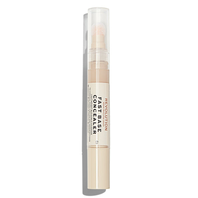 Makeup Revolution, Fast Base Concelear, Under-Eye Concealer Pen, C 3, 4.5 ml - Feel You