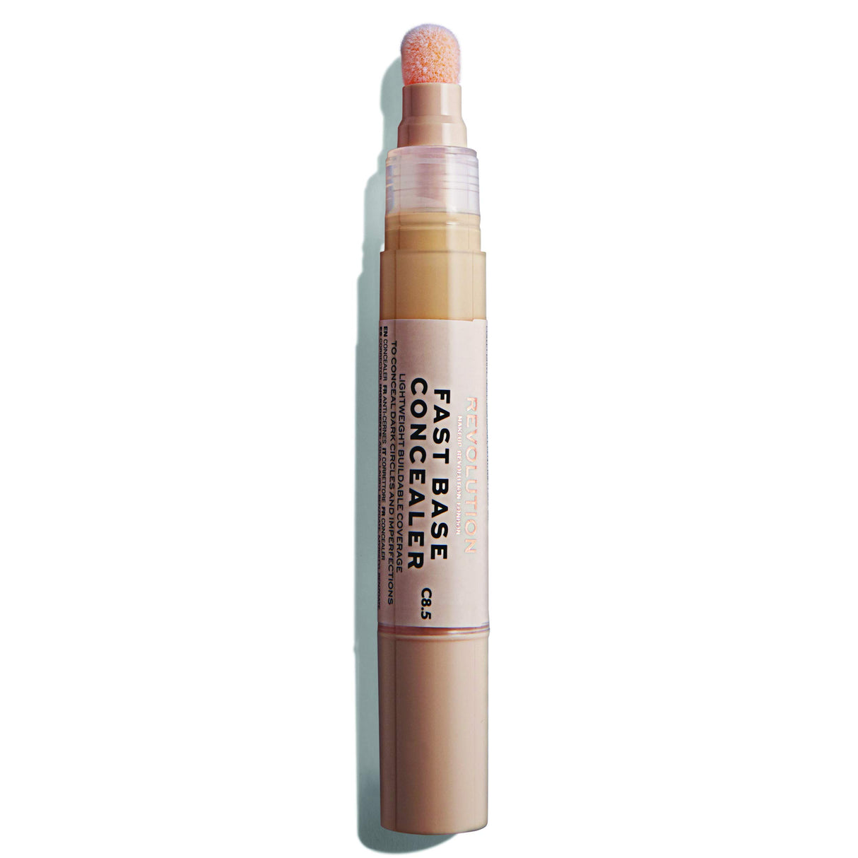 Makeup Revolution, Fast Base Concelear, Under-Eye Concealer Pen, C 8.5, 4.5 ml - Feel You