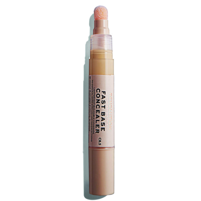 Makeup Revolution, Fast Base Concelear, Under-Eye Concealer Pen, C 8.5, 4.5 ml - Feel You