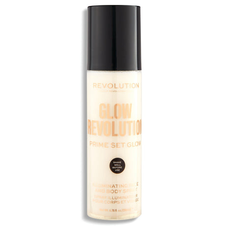 Makeup Revolution, Glow Revolution, Vegan, Illuminating, Spray, For Face & Body, 200 ml - Feel You