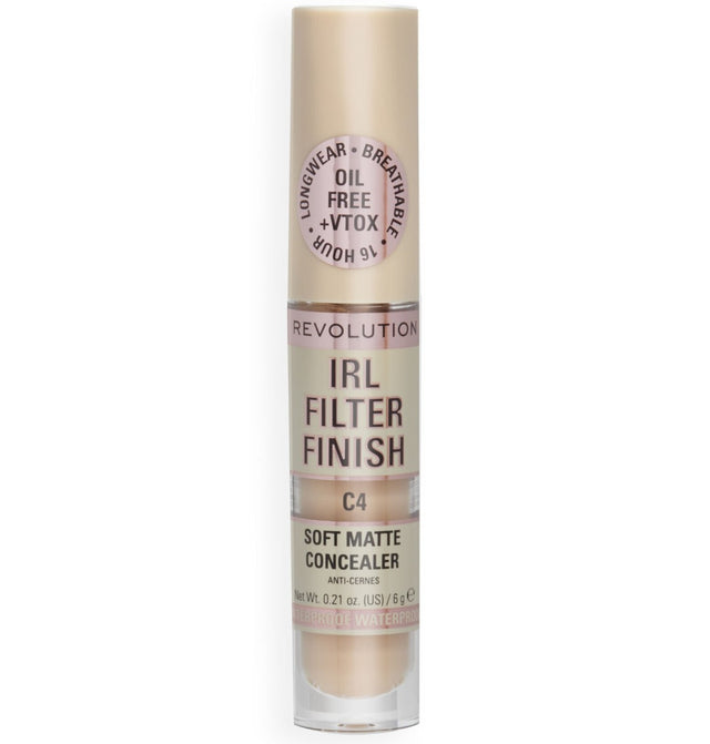 Makeup Revolution, IRL Filter Finish, Cover Dark Spots, Cream Concealer, C4, 6 g - Feel You