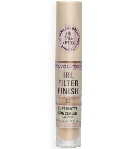 Makeup Revolution, IRL Filter Finish, Cover Dark Spots, Cream Concealer, C7, 6 g - Feel You