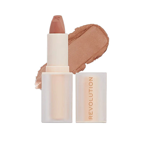 Makeup Revolution, Lasting Kiss, Cream Lipstick, Chauffeur Nude, 3.2 g - Feel You