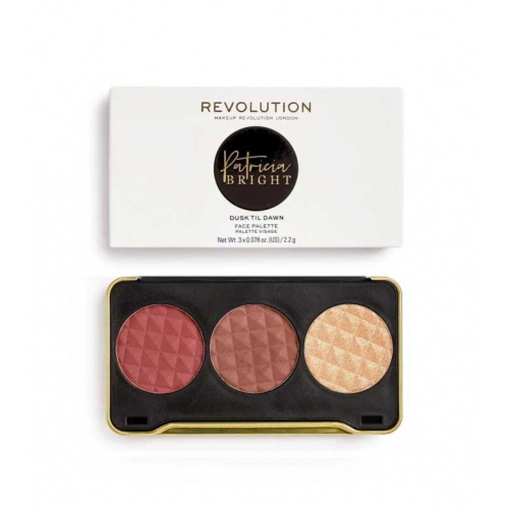 Makeup Revolution, Patricia Bright, Contouring, Face Palette, Dusk Till Dawn, 6.6 g - Feel You