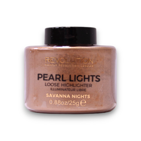 Makeup Revolution, Pearl Lights, Loose Highlighter Powder, Savannah Nights, 25 g - Feel You