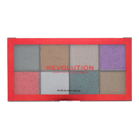 Makeup Revolution, Possessed Glitter, Face Palette, 8 Shades, 12.8 g *Tester - Feel You
