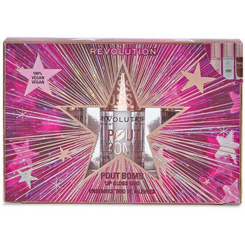 Makeup Revolution - Pout Bomb Plumping Lip Gloss Trio Gift Set - Gift set - Feel You