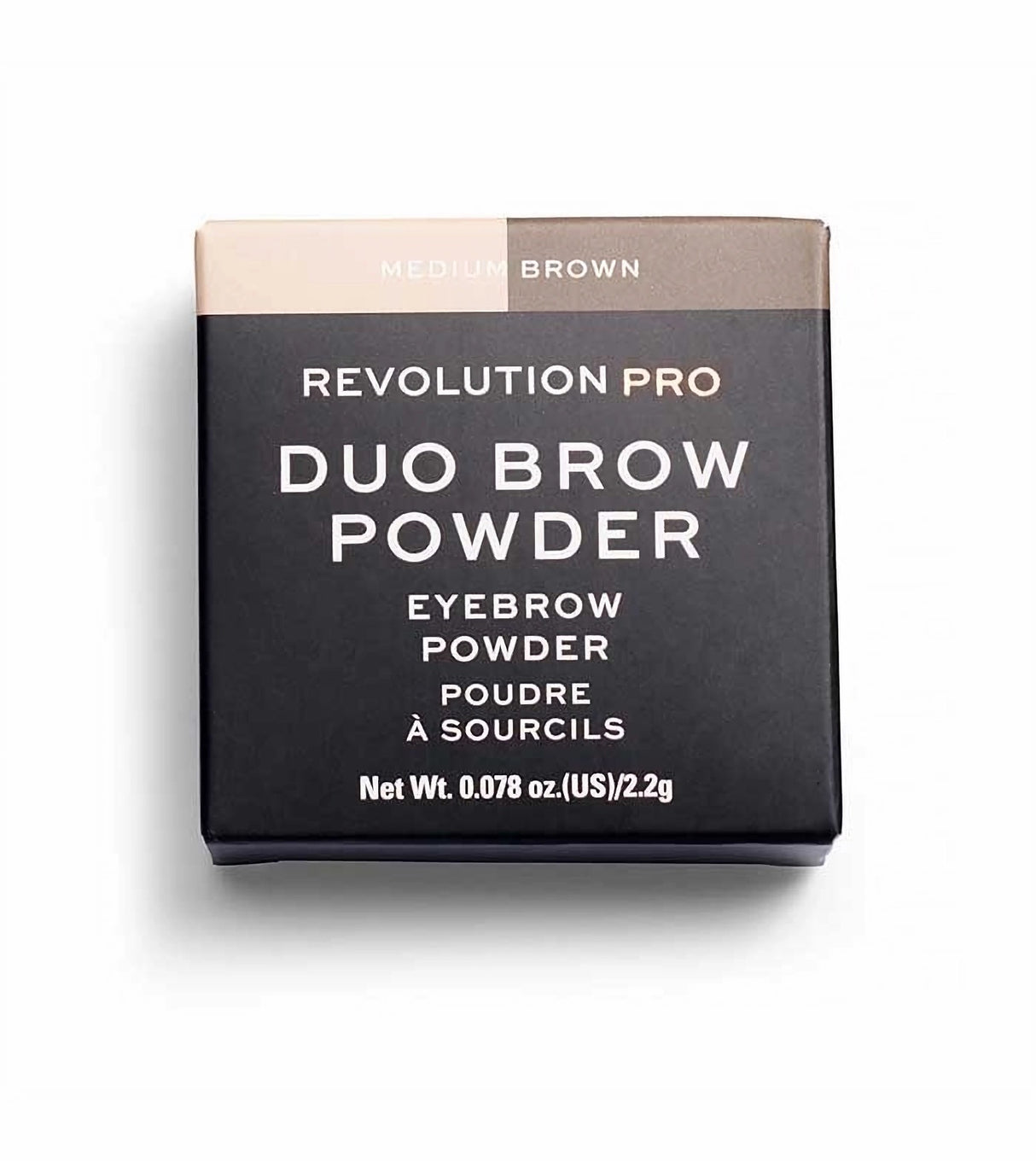Makeup Revolution, REVOLUTION PRO, Vegan, Eyebrow Powder, Medium Brown, 2.2 g - Feel You