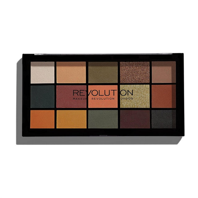 Makeup Revolution, Reloaded, Vegan, Eyeshadow Palette, Iconic Division, 15 pcs, 16.5 g - Feel You