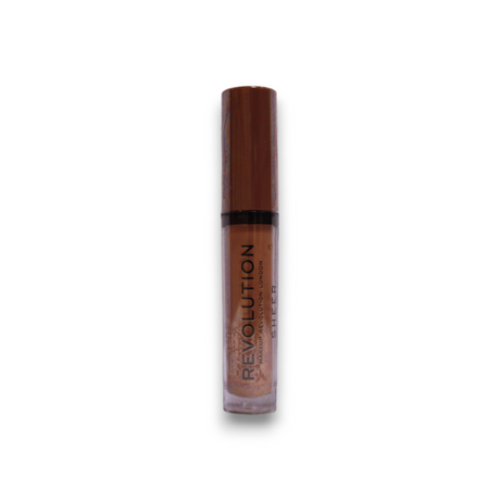 Makeup Revolution, Sheer Brillant, Vegan, Lip Gloss, 119, Hustle, 3.5 ml - Feel You
