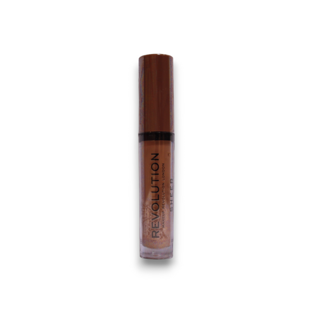 Makeup Revolution, Sheer Brillant, Vegan, Lip Gloss, 119, Hustle, 3.5 ml - Feel You