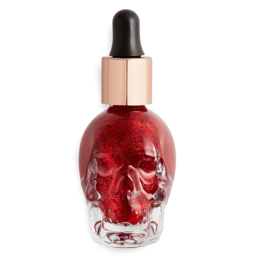 Makeup Revolution, Skull Edition, Liquid Highlighter, Creature Blood of My Enemies, 13 ml - Feel You