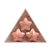 Makeup Revolution - Star Bath Fizzer Kit Gift set bath bomb in the shape of a star 3 x 40 g - Feel You