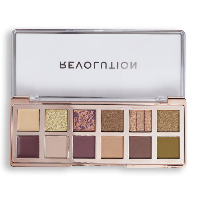 Makeup Revolution, The Eternal Icon Green, Eyeshadow Palette, 12 Shades, 8 g - Feel You