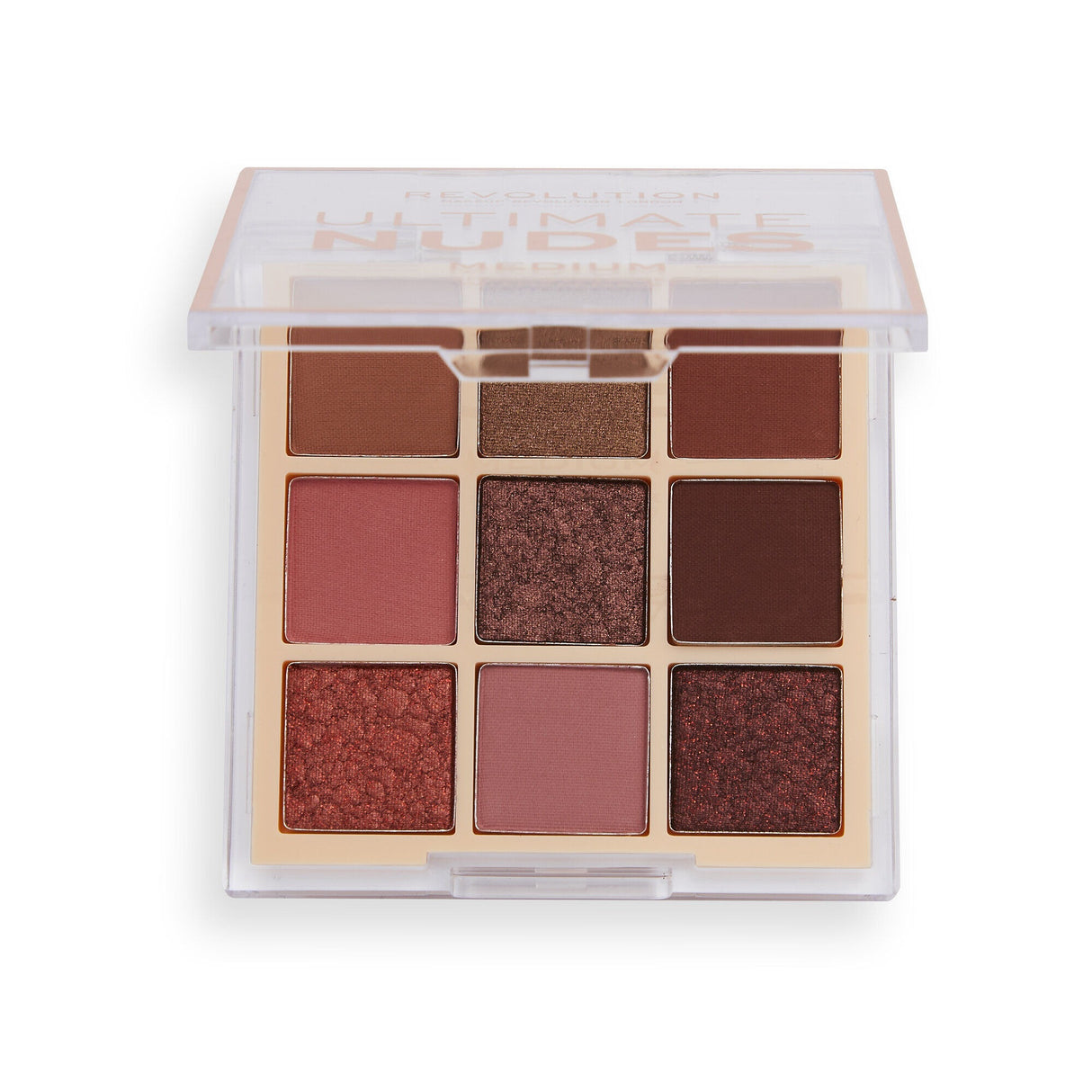 Makeup Revolution, Ultimate Nudes, Eyeshadow Palette, Medium, 8.1 g - Feel You
