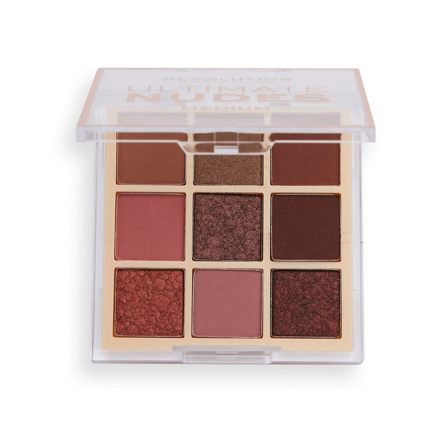 Makeup Revolution, Ultimate Nudes, Eyeshadow Palette, Medium, 8.1 g - Feel You