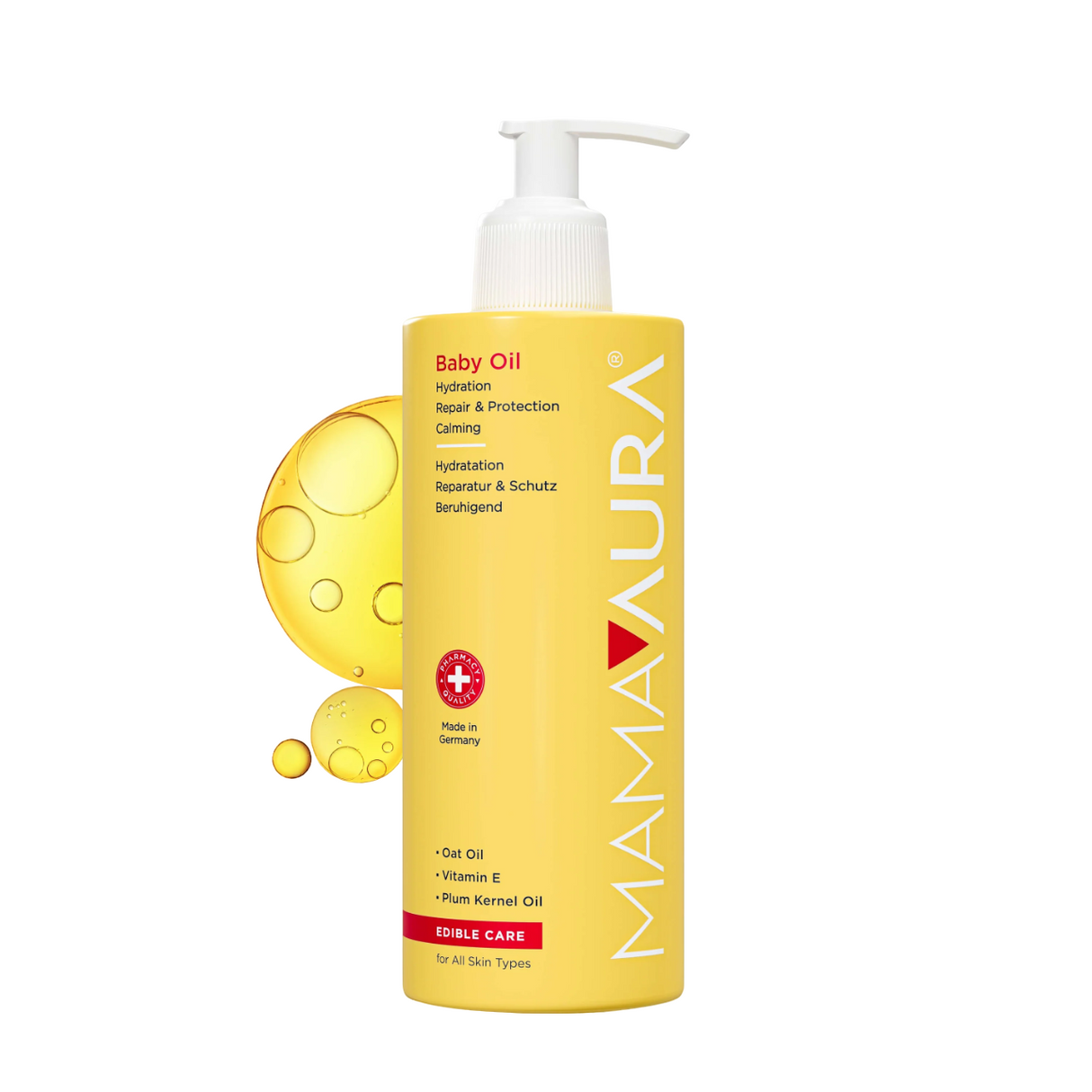 Mamaaura, Baby, Hydrating, Body Oil, 200 ml - Feel You