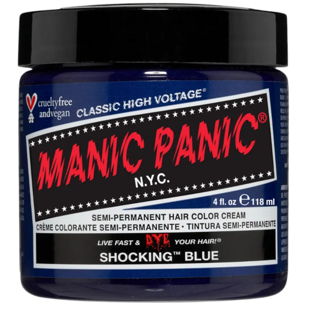 Manic Panic, Classic High Voltage Shocking Blue, Semi-Permanent Hair Dye, 118 ml - Feel You