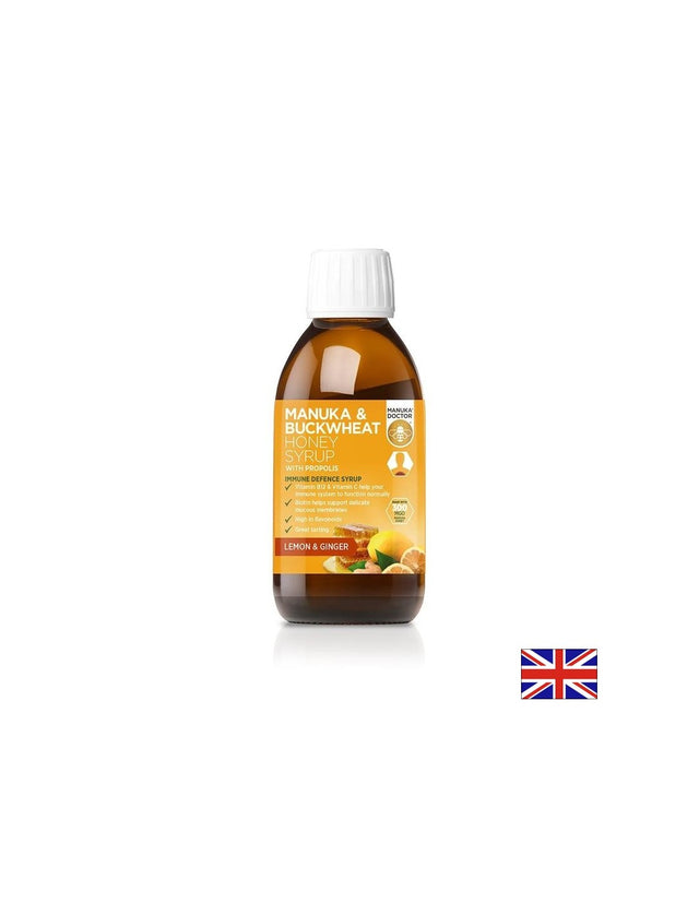 Manuka Buckwheat Honey Syrup with Propolis (Меден сироп от манука и елда с прополис / Силен имунитет, 200 ml - Feel You