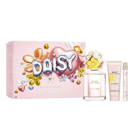 Marc Jacobs - Daisy Eau So Fresh Gift Set EDT 125ml, Body Lotion 75ml and Mini EDT 10ml - 125ml - Feel You