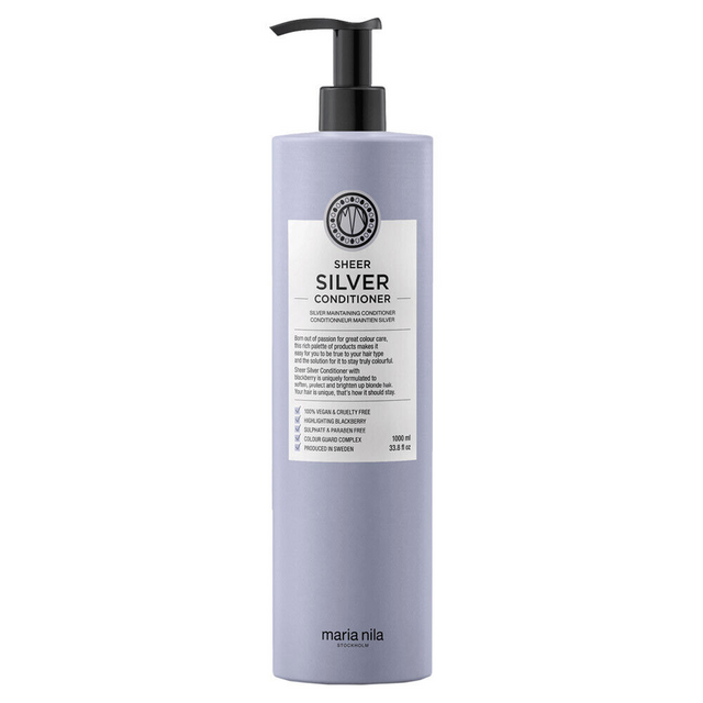 Maria Nila - Sheer Silver Conditioner - Moisturizing conditioner neutralizing yellow tones of hair - 1000ml - Feel You