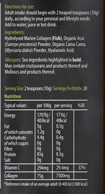 Marine Collagen Beauty Blend Powder - 200 грама - Feel You