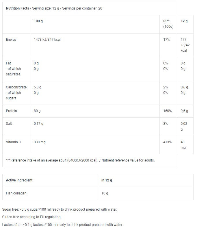 Marine Collagen Drink Powder - 0.240 kg - Feel You