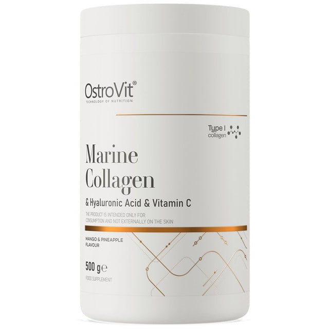 Marine Collagen & Hyaluronic Acid Powder | with Vitamin C - 500 грама - Feel You