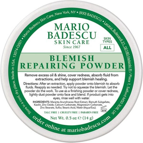 Mario Badescu, Blemish Repairing Powder, Cleansing & Removing Excess Oiliness, Exfoliating Powder, 14 g - Feel You