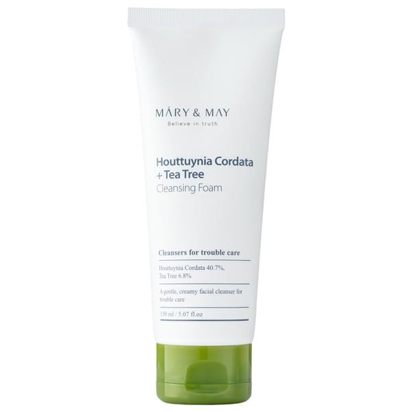 Mary & May - Houttuynia Cordata+Tea Tree Cleansing Foam - 150ml - Feel You