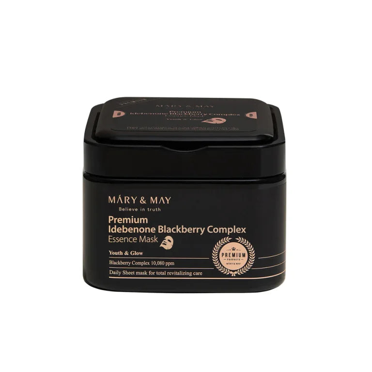 Mary & May - Premium Idebenone Blackberry Complex Essence Mask, 20EA/250g - Feel You