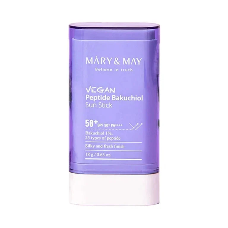 Mary & May - Vegan Peptide Bakuchiol Sun Stick SPF50+ PA++++, 18g - Feel You