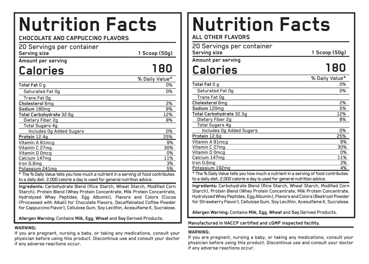 Mass Build Gainer / Bag - 1.00 KG - Feel You
