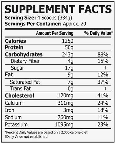 Mass Gainer | High Calorie Gainer - 6800 грама - Feel You