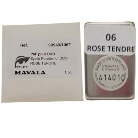Mavala, Duo Satin, Eyeshadow Powder, Rose Tendre, x, 1.2 g *Tester - Feel You