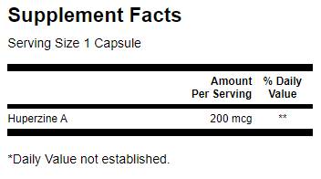 Huperzine A 200 mcg - 30 капсули - Feel You