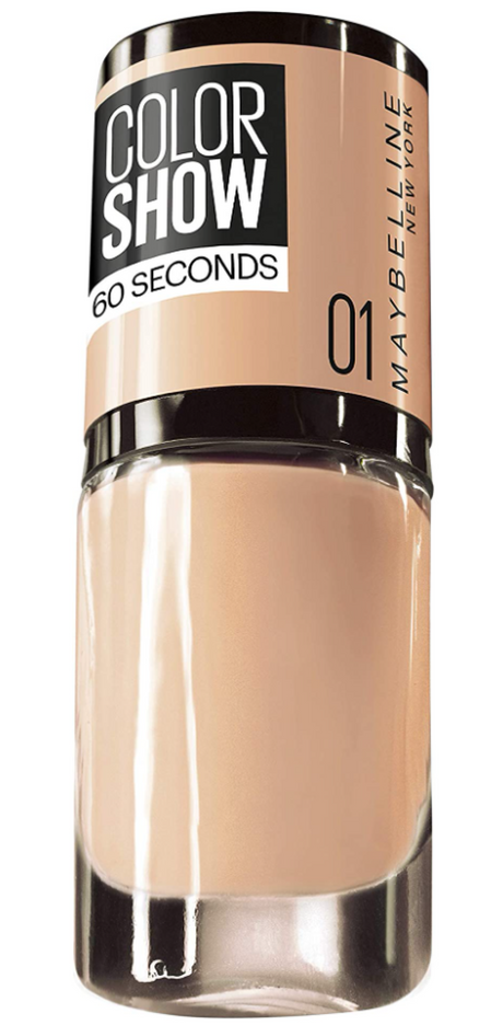 Maybelline, Color Show 60 Seconds, Nail Polish, Nr. 1, Go Bare, 7 ml - Feel You