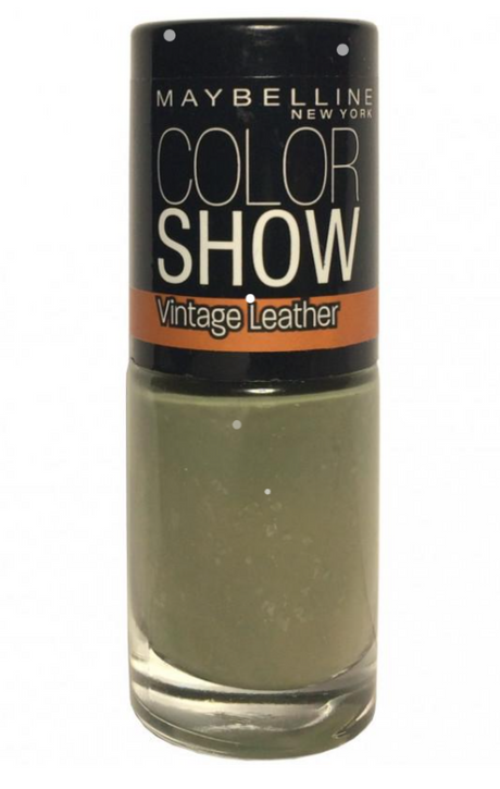 Maybelline, Color Show Vintage Leather, Nail Polish, Nr. 208, Sage Staple Green, 7 ml - Feel You
