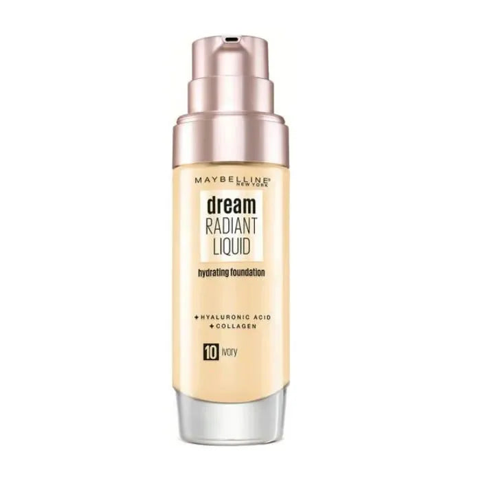 Maybelline Dream Satin Liquid Foundation & Serum 10 Ivory 30ml - Feel You