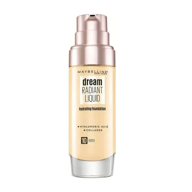 Maybelline Dream Satin Liquid Foundation & Serum 10 Ivory 30ml - Feel You