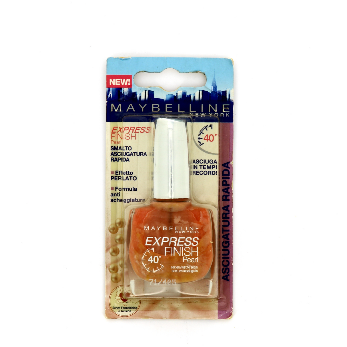 Maybelline, Express Finish 40 Seconds, Nail Polish, Nr. 405, Pearl, 10 ml - Feel You