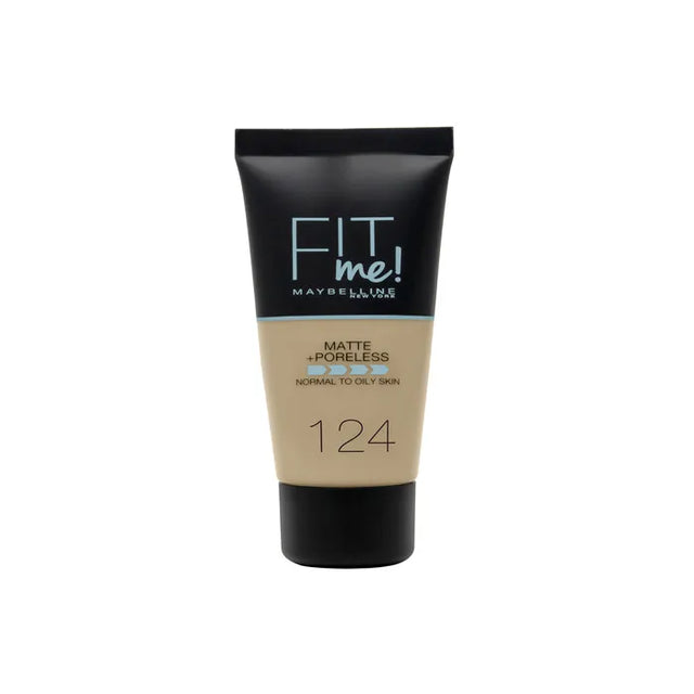 Maybelline Fit Me Matte + Poreless Foundation 124 Soft Sand 30ml - Feel You