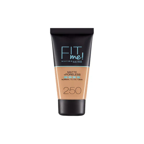 Maybelline Fit Me Matte Poreless Foundation 250 Sun Beige - Feel You