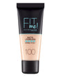 Maybelline, Fit Me Matte + Poreless, Liquid Foundation, 100, Warm Ivory, 30 ml - Feel You