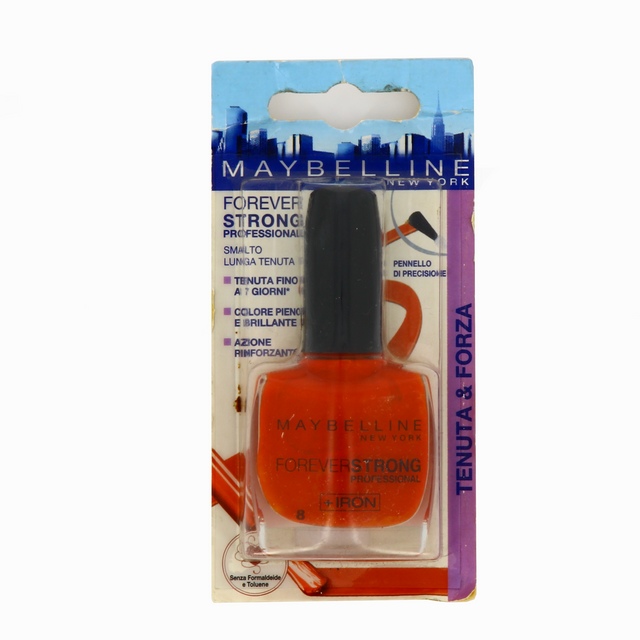 Maybelline, Forever Strong Pro Up To 7 Days Wear, Nail Polish, 8, 10 ml - Feel You